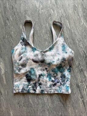 Lululemon Blue Watercolor Floral Align Tank